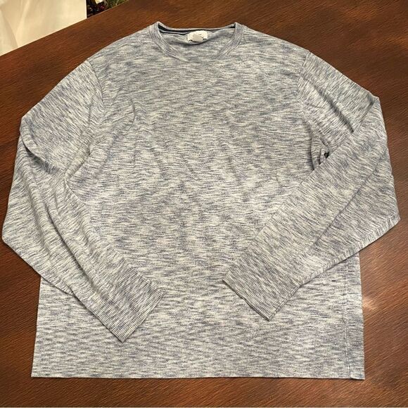 Old Navy Men's XL Heathered Blue Sweater - Picture 3 of 6